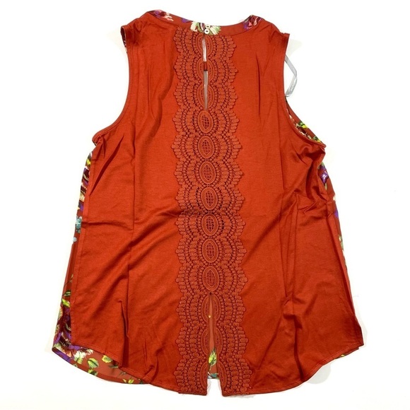 New Daniel Rainn Quin Crochet Floral Blouse - Picture 4 of 9